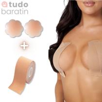 Kit Sutiã de Fita Levanta Peito Adesivo + Protetor de Auréola Tapa Bico Adesivo