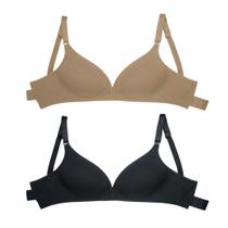 Kit Sutiã Del Rio Feminino 2 Peças com Bojo Sem Aro Kit Sutiã Del Rio Feminino 2 Peças com Bojo Sem Aro