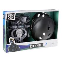 Kit Swat Brincando De Ser Polícia Multikids Brinquedo Crianças Divertido