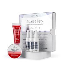 Kit Sweet Lips Cereja - Gloss, Esfoliante E Fluido