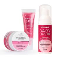 Kit Sweet Lips Gloss Esfoliante E Espuma Labial Tutti Fruti
