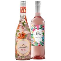 Kit Sweet Pink Vinhos Rosés e Frisantes Leves e Doces Ideal para Brindes, Presentes e Momentos Especiais Kit Sweet Pink Vinhos Rosés e Frisantes Leves e Doces Ideal para Brindes, Presentes e Momentos Especiais