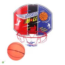 Kit Jogo De Basquete Infantil Cesta Com Bola Bomba E Suporte