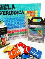 Kit Tabela Periódica jogo da memória 15 pares + quebra-cabeça 300 peças