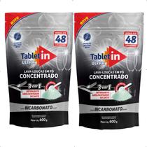 Kit Tabletin Lava-Louças Em Pó Concentrado-600g 2 unidades Kit Tabletin Lava-Louças Em Pó Concentrado-600g 2 unidades