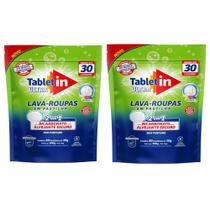 Kit Tabletin Ultra Lava-Roupas em Pastilhas 2x1 - 2 Unidades