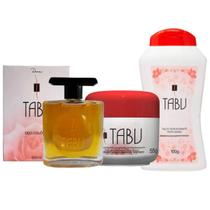 Kit Tabu 3 Itens Perfume + Desodorante + Talco