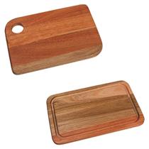 Kit Tábua com furo e Tábua carne com canaleta para cortes