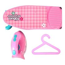Kit Tábua e Ferro de Passar Brinquedo Brincadeira Educativa para Desenvolver Habilidades e Divertir