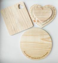 Kit Tábuas P/ Mesa Posta Pinus 5 Peças