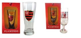 Kit Taça e Tulipa Cerveja Chopp Flamengo Mengao Licenciado