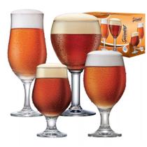 Kit Taças Beer Specialist p/Cervejas Escuras 4 Pcs Ruvolo