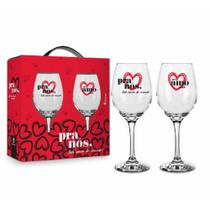 Kit Taças Windsor Presente Dia Dos Namorados Romântico Love - BRASFOOD Kit Taças Windsor Presente Dia Dos Namorados Romântico Love - BRASFOOD