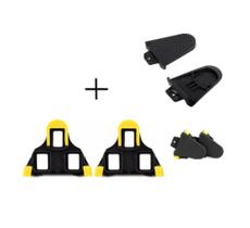 Kit Taco Taquinho Speed Bike + Capa Pedal Shimano Sm-Sh45