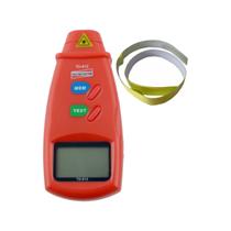 Kit Tacômetro Digital Óptico Mira Laser Faixa 2,5 A 99999 Rpm Velocidade Td-812 Portátil Fita Refletiva Fr-700 30Cm