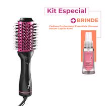 Kit Taiff Easy 1200W 127V Rosa Escova Secadora Cadiveu Essentials Glamour Sérum (2 produtos)