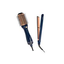 KIT TAIFF GLOSS BLUE BIVOLT - CHAPINHA 230ºC + ESCOVA MODELADORA 1200W KIT TAIFF GLOSS BLUE BIVOLT - CHAPINHA 230ºC + ESCOVA MODELADORA 1200W