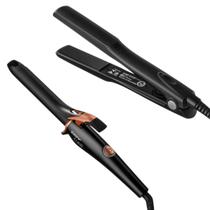 Kit taiff modelador de cachos acurves e prancha action ceramica Kit taiff modelador de cachos acurves e prancha action ceramica
