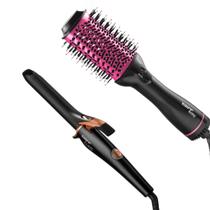 Kit taiff modelador de cachos curves e escova easy Kit taiff modelador de cachos curves e escova easy