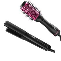 Kit taiff prancha action ceramic e escova easy