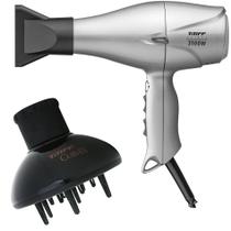 Kit taiff - secador de cabelo profissional taiff unique 3100w 220v + difusor de ar curves