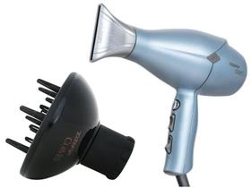 Kit taiff - secador profissional fox 3 kompress blue 2200w 220v + difusor de ar curves