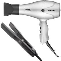 KIT TAIFF - SECADOR PROFISSIONAL FOX ION S PRATA 2100W 127V + PRANCHA CERAMIC 180ºC BV KIT TAIFF - SECADOR PROFISSIONAL FOX ION S PRATA 2100W 127V + PRANCHA CERAMIC 180ºC BV