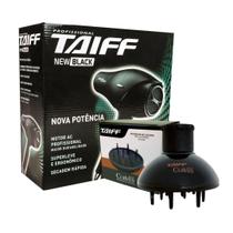 Kit taiff secador profissional new black 1900w - 220v + difusor curves