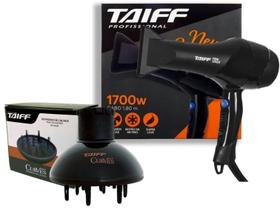 Kit taiff secador profissional new smart 1700w - 220v + difusor de ar curves