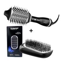 Kit Taiff Tourmaline Escova Secadora 1200w 127v + Refil Raquete