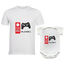 Kit Tal Pai Tal Filho - Player - Camiseta + Body Bebe