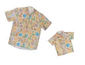 Kit Tal Pai Tal Filho Safari Bege Infantil Kit Tal Pai Tal Filho Safari Bege Infantil