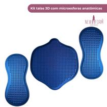 Kit talas pós-cirúrgicas abdominal e laterais 3D New Form Kit talas pós-cirúrgicas abdominal e laterais 3D New Form