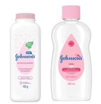 Kit talco e óleo johnsons baby puro suave e cheiroso - Johnson & Johnson