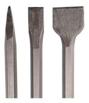 Kit Talhadeira Larga, Estreita e Ponteiro 250 mm. SDS Plus ID-9515H Idea