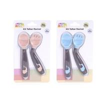 Kit Talher Bebê Introdução Alimentar Flexível Baby Style Kit Talher Bebê Introdução Alimentar Flexível Baby Style