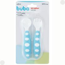 Kit Talher Com Estojo Azul 10687 - Buba