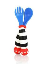 Kit Talher Divertidos Baby Vermelho - Nuby - Cajovil