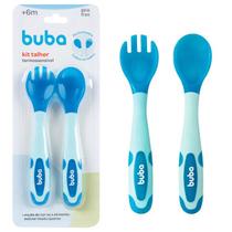 Kit Talher Garfo Colher Introdução Alimentar Refeição Flexível Termossensível Buba Bebê Kit Talher Garfo Colher Introdução Alimentar Refeição Flexível Termossensível Buba Bebê