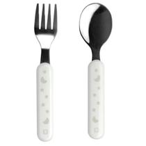 Kit Talher Infantil Colher e Garfo Em Inox Pimpolho Céu Kit Talher Infantil Colher e Garfo Em Inox Pimpolho Céu