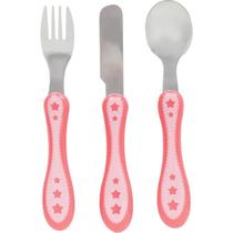 Kit talher inox Buba garfo, faca e colher