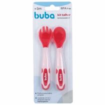 Kit Talher para Bebê - Flexível e Termossensível - Colher e Garfo - Rosa - Buba Kit Talher para Bebê - Flexível e Termossensível - Colher e Garfo - Rosa - Buba