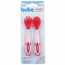 Kit Talher para Bebê - Flexível e Termossensível - Colher e Garfo - Rosa - Buba Kit Talher para Bebê - Flexível e Termossensível - Colher e Garfo - Rosa - Buba