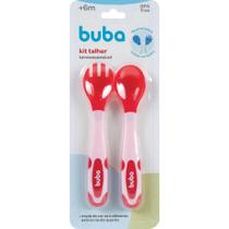 Kit talher termossensivel rosa buba