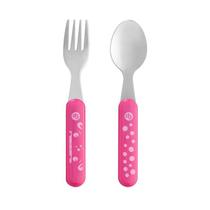 Kit Talheres Aço Inox Hot Cold Rosa Flamingo Fisher-Price Kit Talheres Aço Inox Hot Cold Rosa Flamingo Fisher-Price