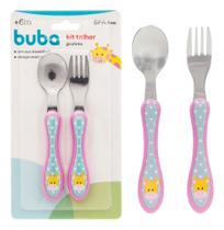 Kit talheres animal fun girafa - buba