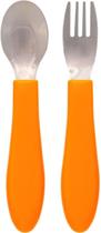 Kit Talheres Buba Inox Zoo Leãozinho Laranja