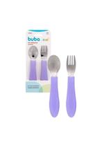 Kit Talheres Bubazoo Roxo - Buba