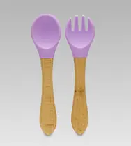 Kit Talheres em Silicone com 2 unidades Twibex