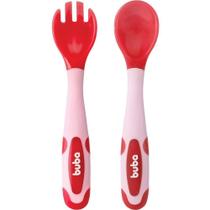 Kit Talheres termossensível Buba rosa